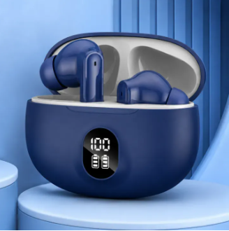Wireless Earbuds Headphones Bluetooth Earpods Sports Stereo Airbuds Noise Canceling Headphone Microphone Speaker with LED light headphones